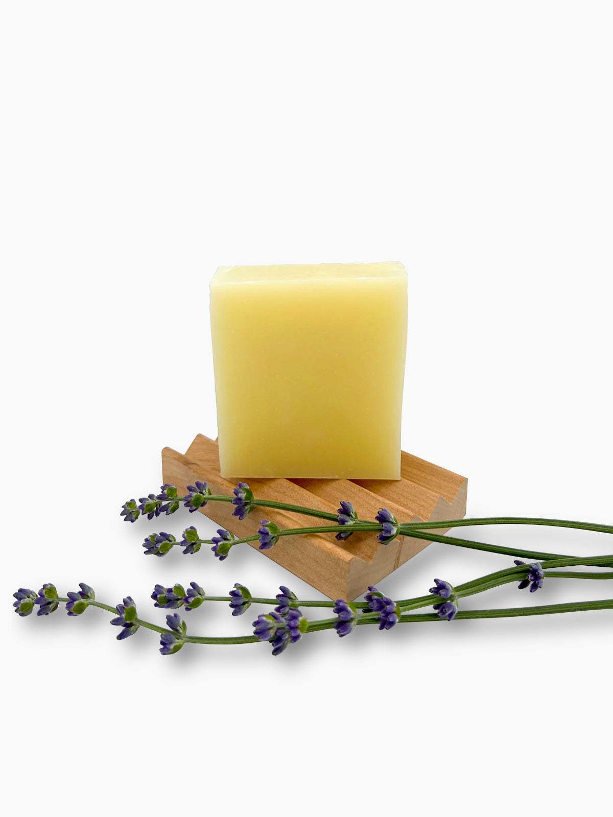 Oh Heavenly Lavender all-in-one soap bar with organic oils and lavender essential oil